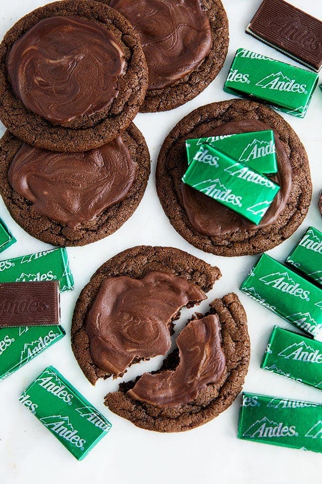 Andes Chocolate Mint Cookies